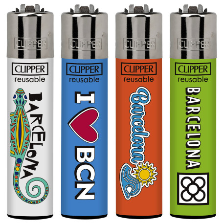 4T. Clipper «BARCELONA 2023» Exp. 48 encendedores