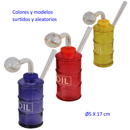 5T. 17 cm Bong de cristal colores surtidos aleatorios