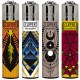 4T. Clipper «ASTRO SKULLS 3» Exp. 48 encendedores