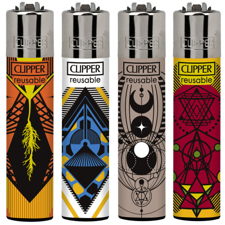 4T. Clipper «ASTRO SKULLS 3» Exp. 48 encendedores