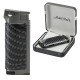 3T. Encendedor piezo para pipa gris/carbono «Jena Claude» Dundee