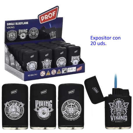 3T. Expositor con 20 encendedores turbo «Prof Vicking»