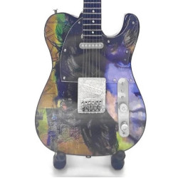 3T. Guitarra decorativa en miniatura réplica 70´s