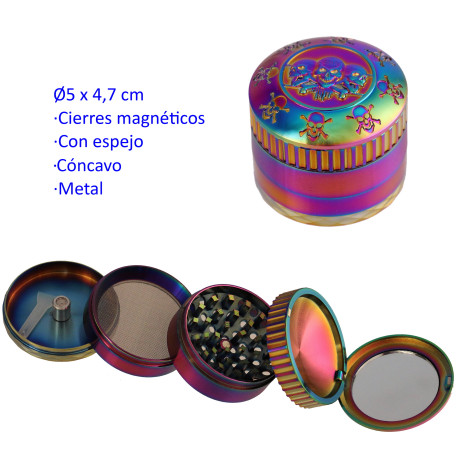 1T. Ø 5 cm. Grinder «Skull» 4 partes