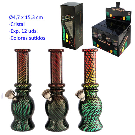 1T. 15,3 cm Bong de cristal