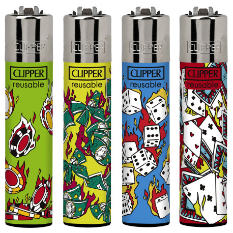 4T. Expositor con 48 encendedores «Clipper» Colores sólidos - CIAF, S.L.