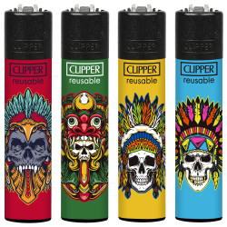 4T. Clipper «DARK HEAVEN 3» Exp. 48 encendedores