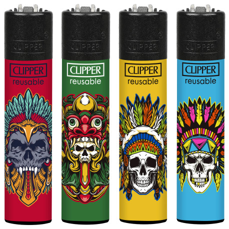 4T. Clipper «DARK HEAVEN 3» Exp. 48 encendedores