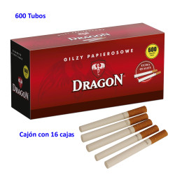 1T. 600 tubos Cajón con 16 cajas «DRAGON»