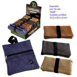 1T. Expositor con 12 bolsas «TG» para picadura colores surtidos