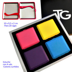 1T. Expositor con 4 pitilleras «TG» «» para 20 cigarrillos