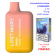 4T. «Elfbar Lost Mary 600» Cherry Peach Lemonade 20 mg. VENDING Vaper desechable