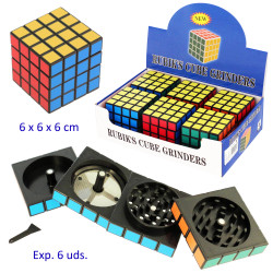 1T. Expositor con 6 grinders cubo