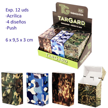 1T. Expositor con 12 tabaqueras acrílicas «TG»