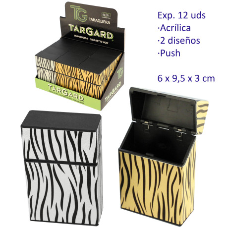 1T. Expositor con 12 tabaqueras acrílicas «TG»