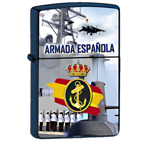 3T. Encendedor gasolina azul Ejercito Armada Española