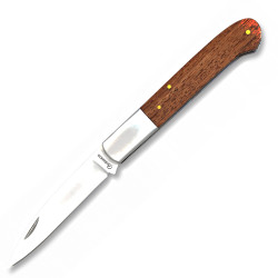 3T. 7,2 cm Navaja GIRODIA «ALBAINOX» con mango de madera y virola de aluminio