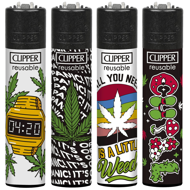 4T. Clipper «WEED TIME» Exp. 48 encendedores - CIAF, S.L.