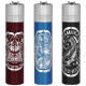 4T. «Clipper» «SAMURAI» Exp. 12 encendedores con estuche de metal