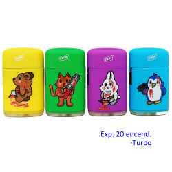 3T. Expositor con 20 encendedores turbo «Prof» Bloody Cute