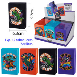 3T. Expositor con 12 tabaqueras «Champ» Dino