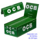 4T. «OCB» «X-Pert» Green Expositor con 50 libritos con 50 hojas de papel de liar