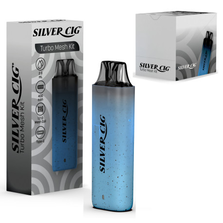 3T. Kit Scig TURBO MESH POD Azul 400MAH 13W cigarrillo electrónico