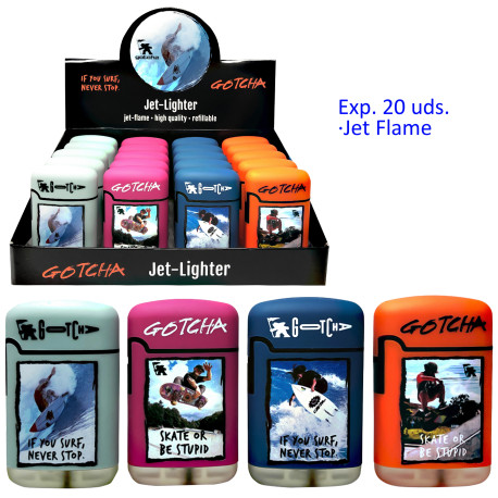 3T. Expositor 20 encend. turbo jet «Easy Torch 8» Gotcha 2