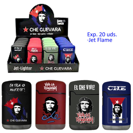3T. Expositor 20 encend. turbo jet «Easy Torch 8» CHE GUEVARA