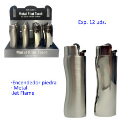 3T. Expositor 12 encend. turbo piedra «V-Fire» cromados