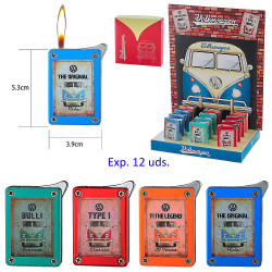 3T. Expositor con 12 encendedores piezo «VW» Vintage
