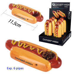 3T. Expositor con 6 pipas «CHAMP-HIGH» Hot dog