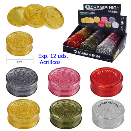 3T. Expositor con 12 grinders «CHAMP-HIGH» Powder