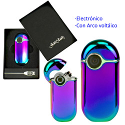 3T. Encendedor electrónico con arco voltáico «JEAN CLAUDE Omega» rainbow