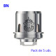 4T. Pack 5 Smok Tfv8 X Baby Q2 Coil  (0.4ohm)