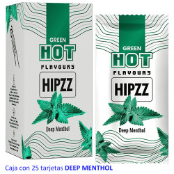 4T. Caja con 25 tarjetas Deep Menthol para cigarrillos