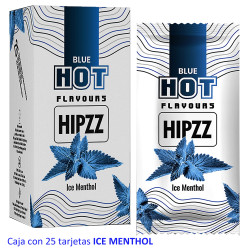 4T. Caja con 25 tarjetas Ice Menthol para cigarrillos
