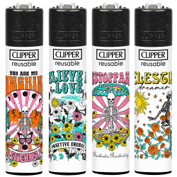 4T. Clipper «SKULLTTOO 1» Exp. 48 encendedores