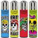 4T. Clipper «SKULLTTOO 2» Exp. 48 encendedores