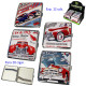 1T. Expositor con 12 pitilleras «TG» «Garage» vintage.