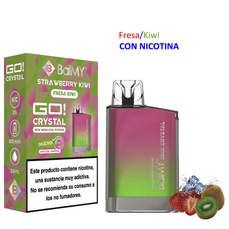 5T. Strawberry-Kiwi  20 mg. «BALMY GO CRYSTAL» Vaper desechable