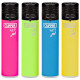 4T. Clipper «JET FLAME SOFT TOUCH FLUO»  Exp. 48 encendedores