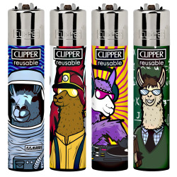 4T. Clipper «LLAMA WORK» Exp. 48 encendedores