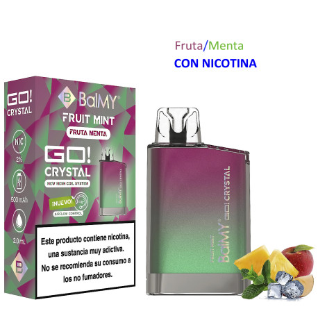 5T. Fruit Mint 20 mg. «BALMY GO CRYSTAL» Vaper desechable