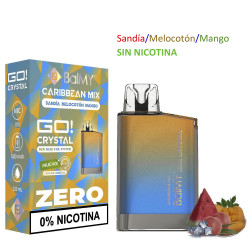 5T. Caribbean Mix 0 mg. «BALMY GO CRYSTAL» Vaper desechable