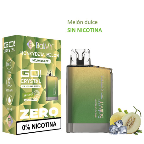 5T. Honeydew Melon 0 mg. «BALMY GO CRYSTAL» Vaper desechable