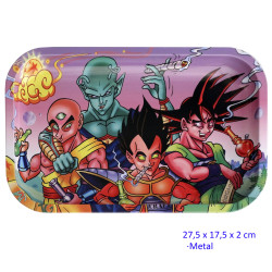 1T. Bandeja para liar diseño exclusivo «TG» Drago 27,5 x 17,5 cm.