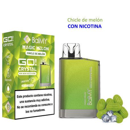 5T. Magic Melon  20 mg. «BALMY GO CRYSTAL» 3x2 Vaper desechable