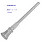 3T. Pack de 6 Pipas Chillum de cristal 13,5 cm.