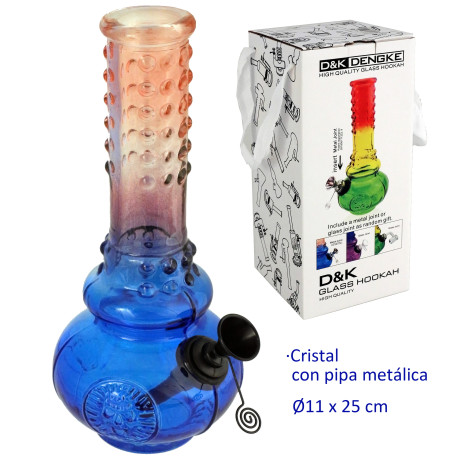 5T. 25 cm. Bong de cristal